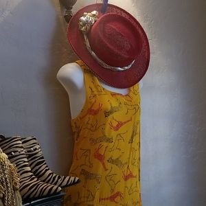 Rare find Vintage Nicole Miller animal print dress